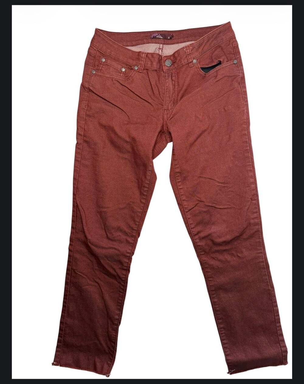 prAna Women's Rust Red Skinny Leg Jeans